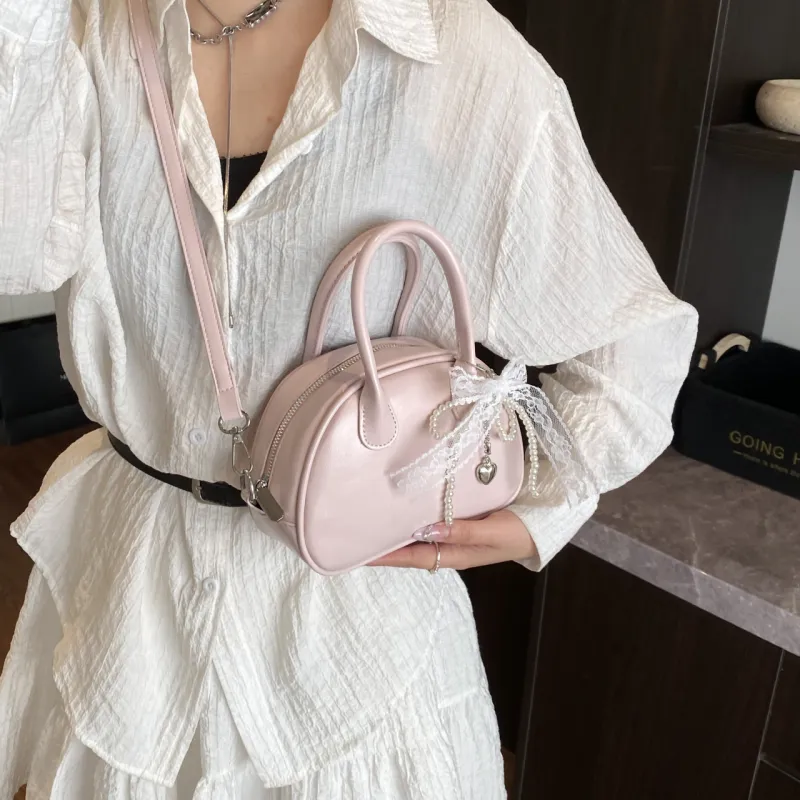 Yalu PU Shoulder Bag, Crossbody Bag, Handbag Regular Women's White/Yellow/Pink/Blue/Black-18
