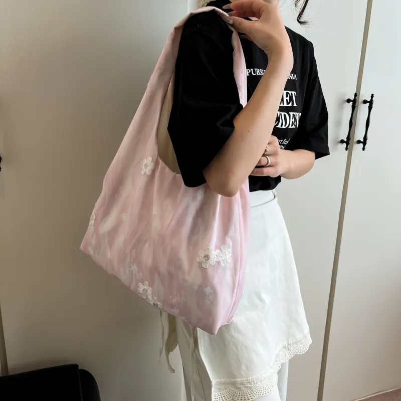 Yalu Chiffon Tote Bag, Shoulder Bag Women's Multicolor-12