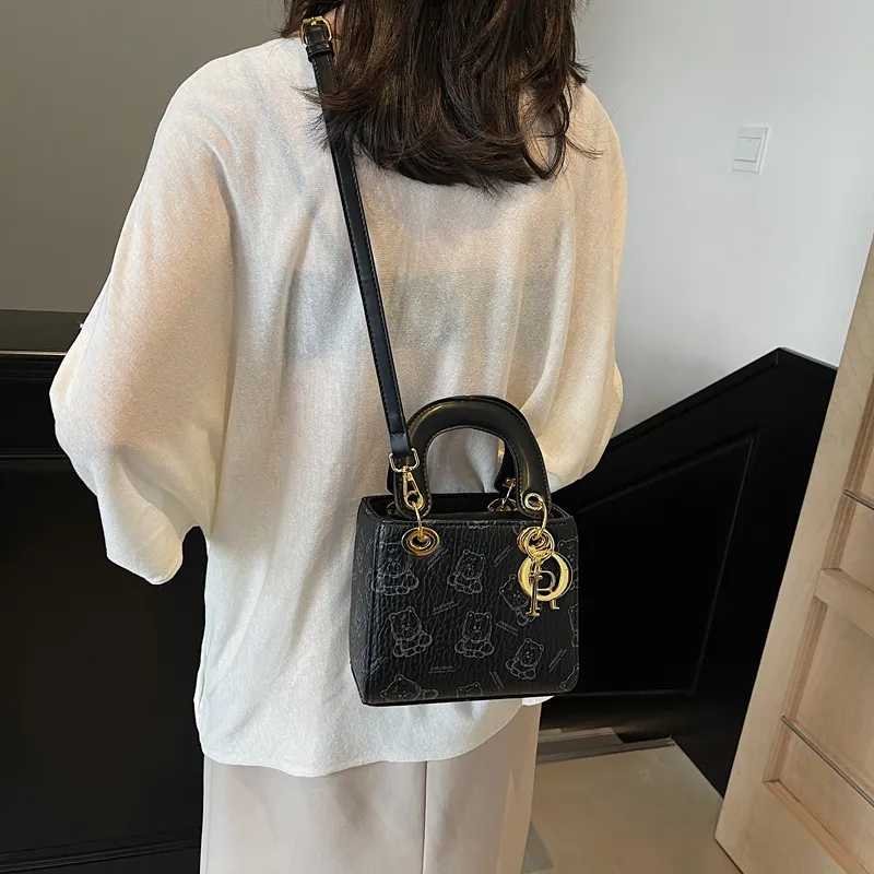 Yalu PU Handbag Regular Women's Black/Pink/Brown/Ecru-4