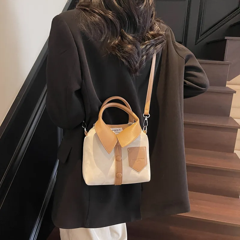 Yalu PU Handbag, Shoulder Bag, Crossbody Bag Regular Women's Black/Ecru/Pink/Silver/White Khaki-31