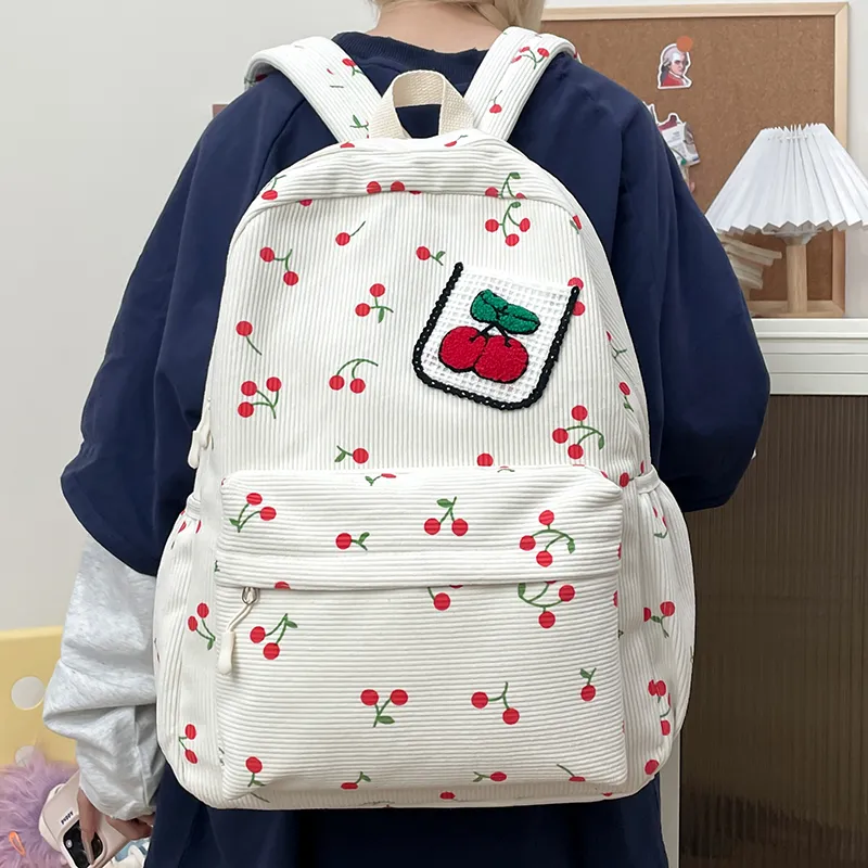 Yalu Canvas Backpack Women's Multicolor-16
