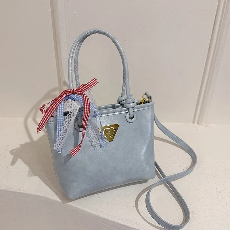 Yalu PU One Shoulder Handbag Women's Black/Blue/Ecru/Pink-9