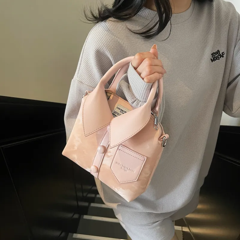 Yalu PU Handbag, Shoulder Bag, Crossbody Bag Regular Women's Black/Ecru/Pink/Silver/White Khaki-18