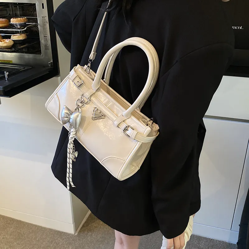Yalu PU Crossbody Handbag Women's White/Silver/Pink/Blue/Black-4