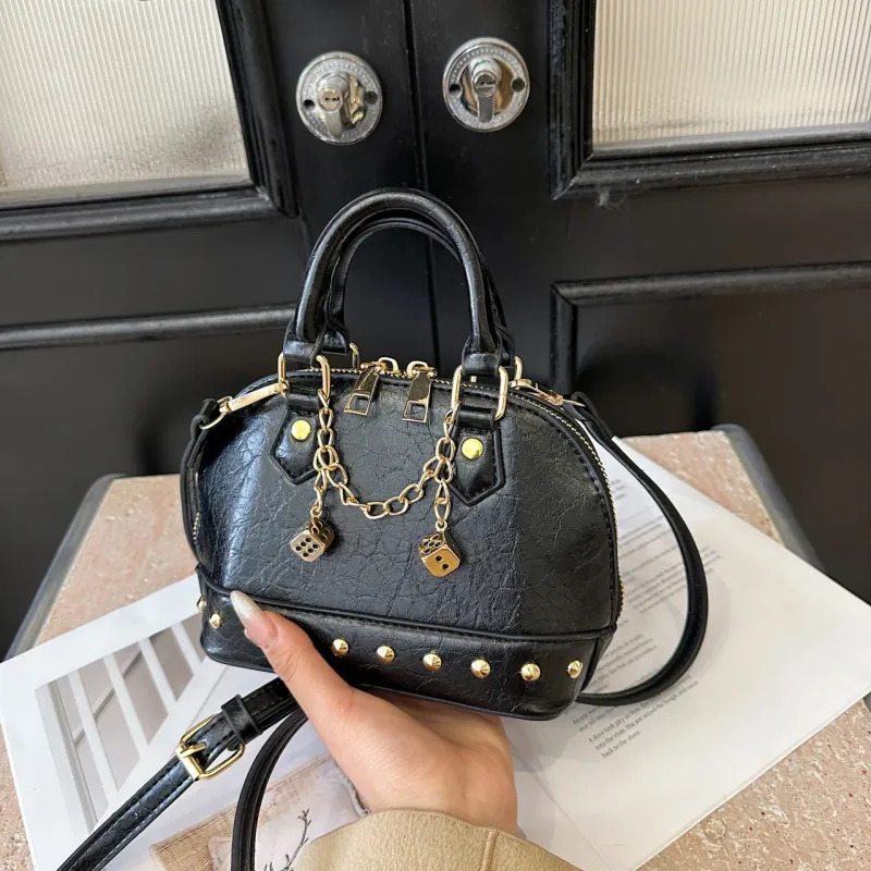 Yalu PU Shoulder Bag, Crossbody Bag, Handbag Women's Black/Red/Gold/Silver-2