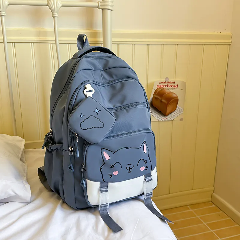 Yalu Nylon Backpack Unisex Multicolor-22