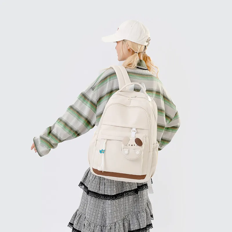 Yalu Polyester Backpack Unisex Multicolor-2
