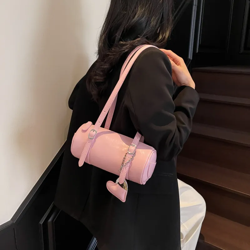 Yalu PU Cylinder Bag, Shoulder Bag Women's Multicolor-20
