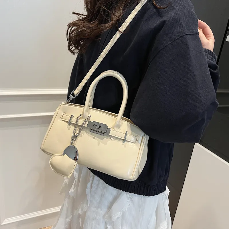 Yalu PU Handbag, Shoulder Bag, Crossbody Bag Women's White/Blue/Pink/Black-3