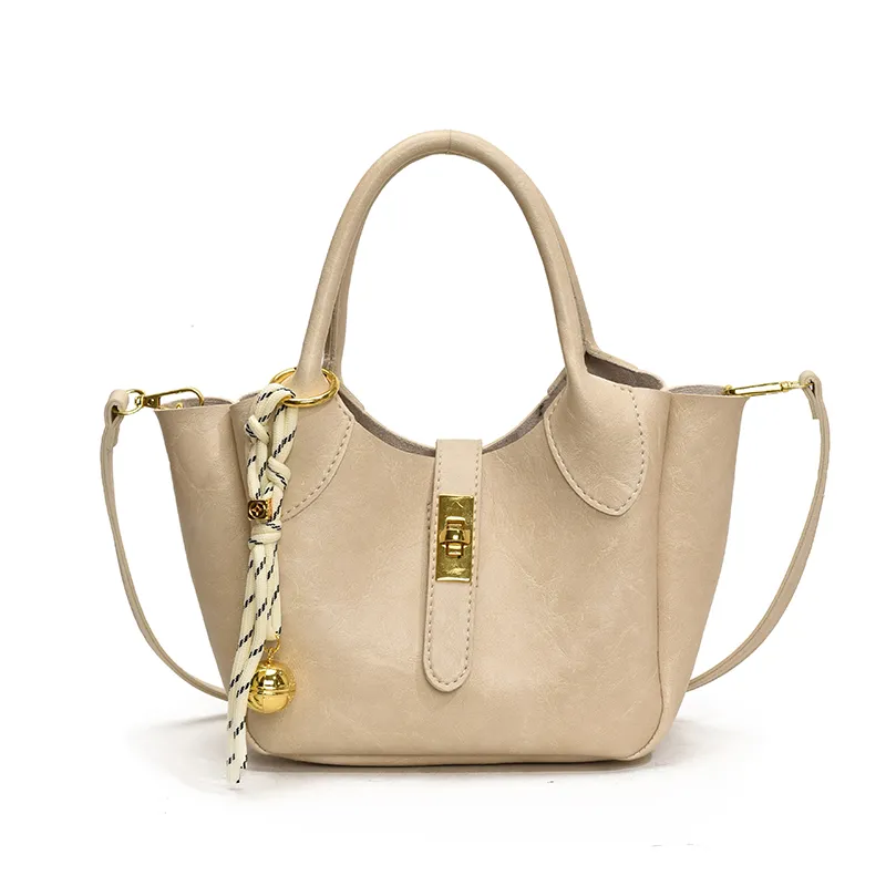 Yalu PU Shoulder Bag, Crossbody Bag, Handbag Regular Women's White/Pink/Black-1