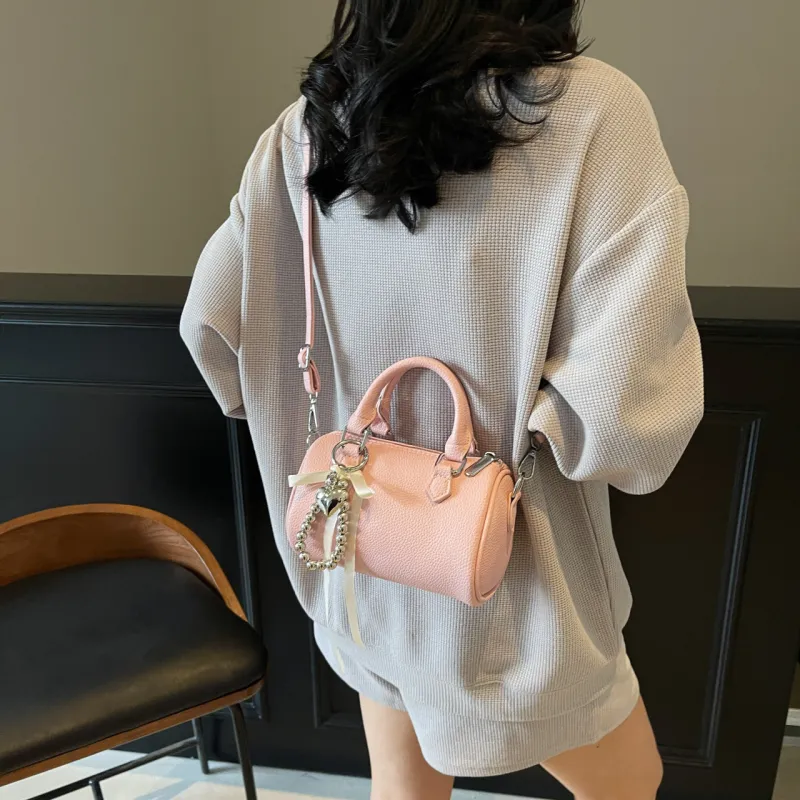 Yalu PU Cylinder Bag, One Shoulder Handbag Women's Multicolor-24