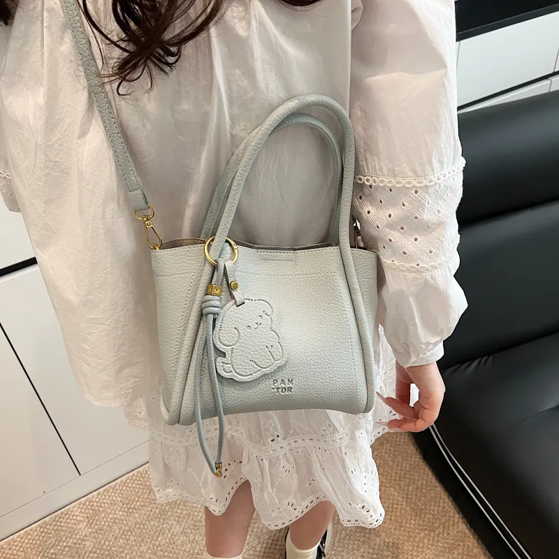 Yalu PU Shoulder Bag, Crossbody Bag, Handbag Women's White/Brown/Blue/Pink/Black-19
