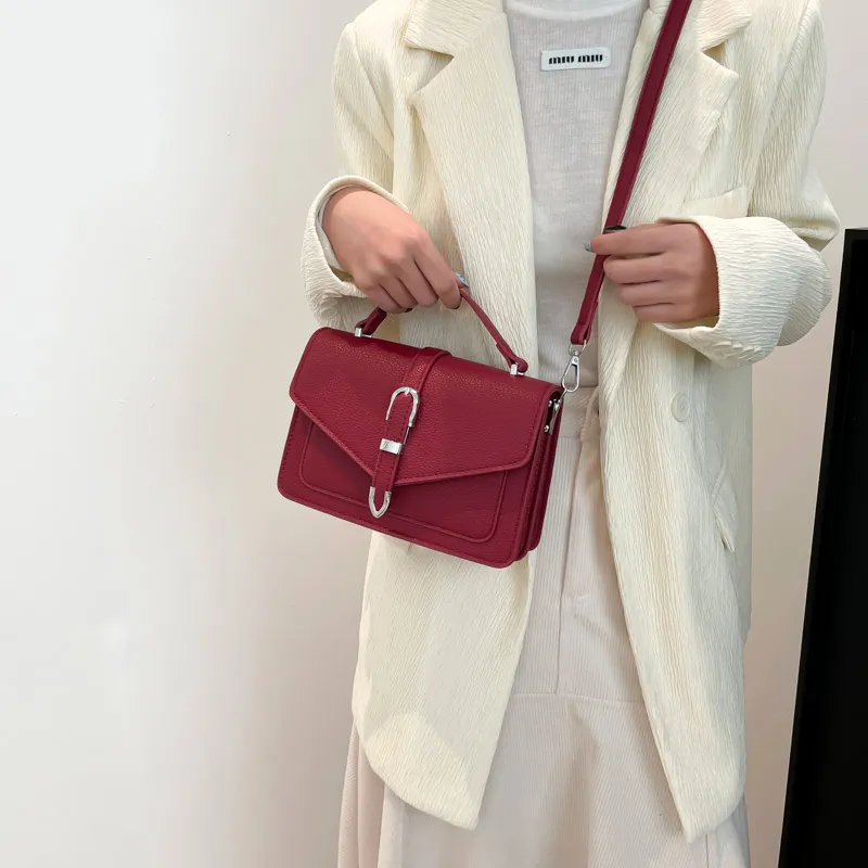 Yalu PU Handbag, Shoulder Bag, Crossbody Bag Regular Women's Black/White/Brown/Red/Khaki-26
