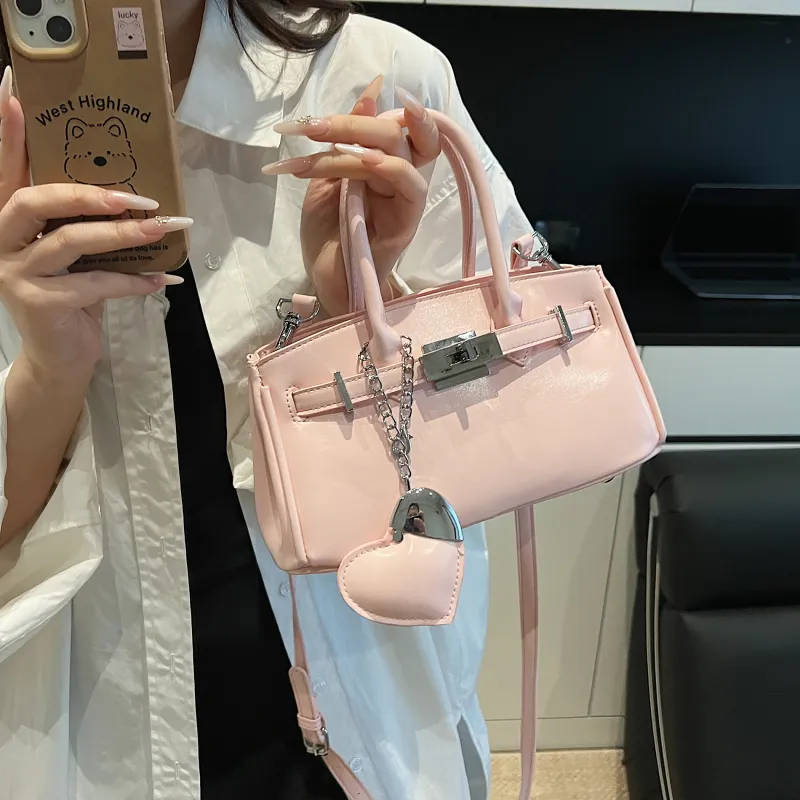 Yalu PU Handbag, Shoulder Bag, Crossbody Bag Women's White/Blue/Pink/Black-17