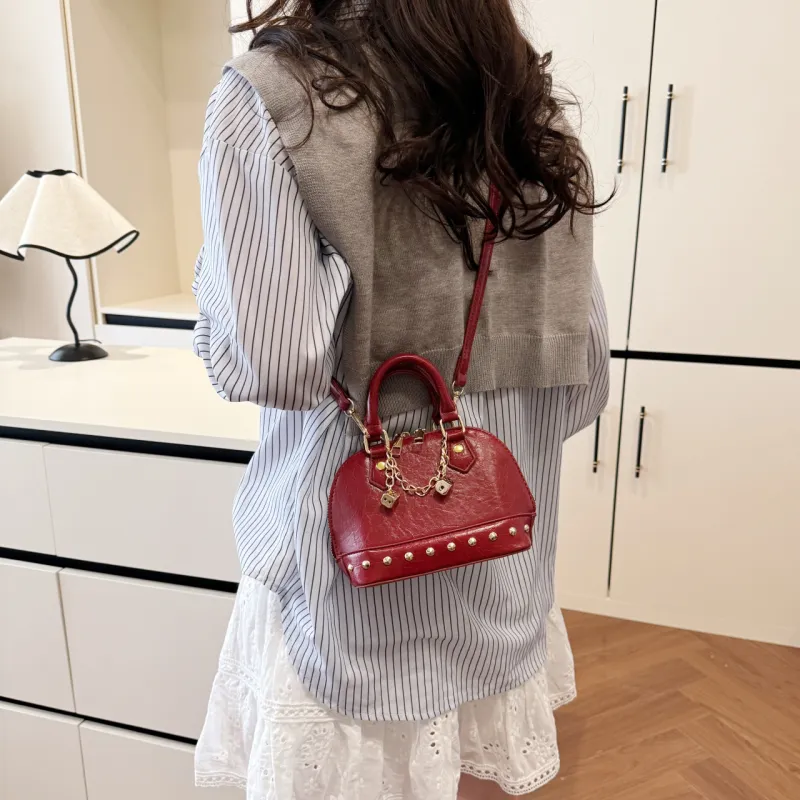Yalu PU Shoulder Bag, Crossbody Bag, Handbag Women's Black/Red/Gold/Silver-11