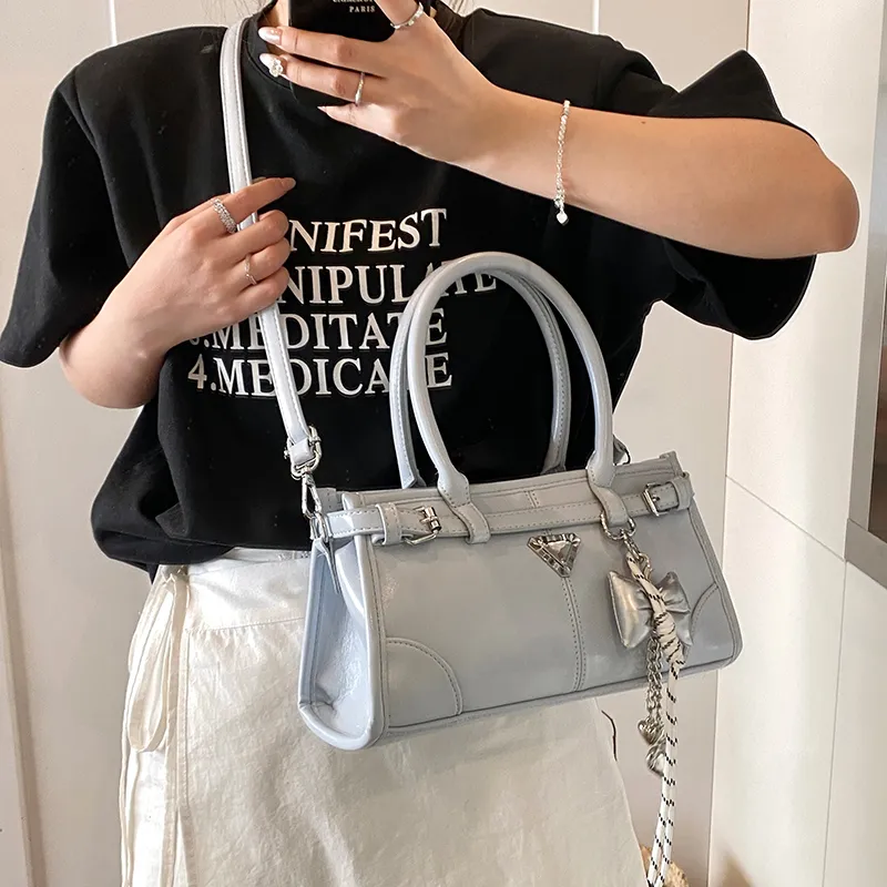 Yalu PU Crossbody Handbag Women's White/Silver/Pink/Blue/Black-25