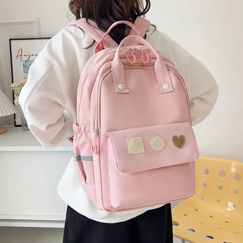 Yalu Nylon Backpack Unisex Multicolor-9