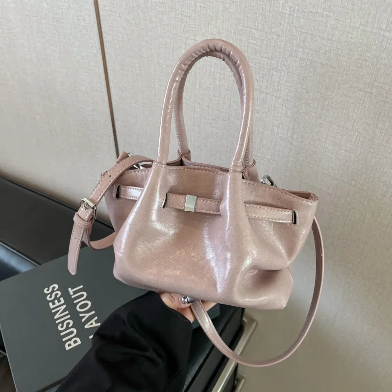 Yalu PU Shoulder Bag, Crossbody Bag, Handbag Women's Pink/White/Black-6