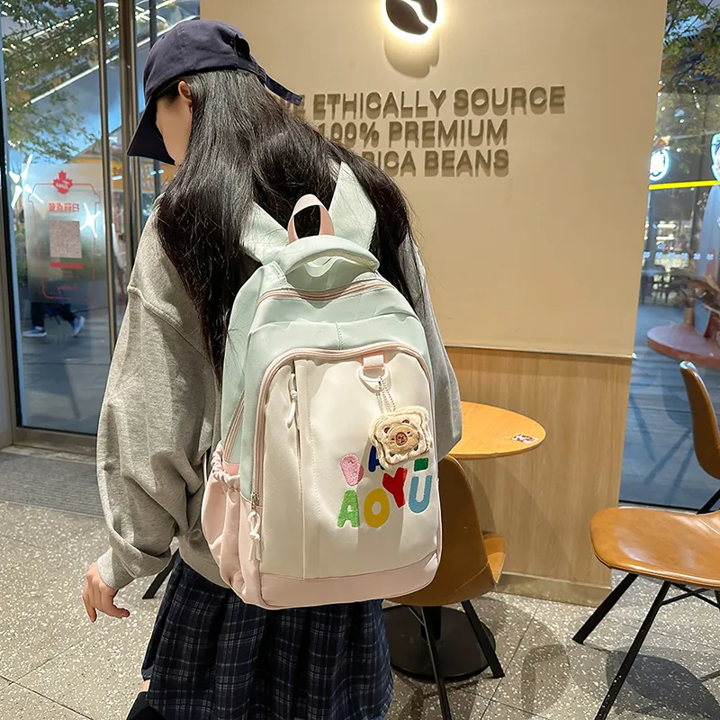 Yalu Nylon Backpack Women's Multicolor-14