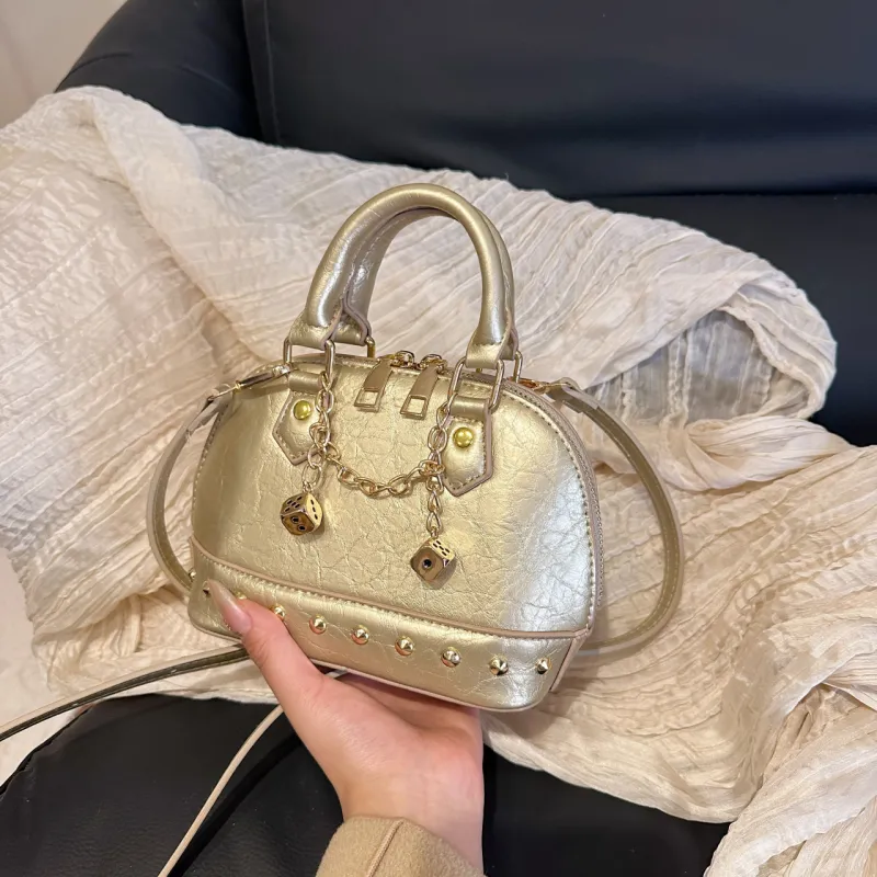 Yalu PU Shoulder Bag, Crossbody Bag, Handbag Women's Black/Red/Gold/Silver-16