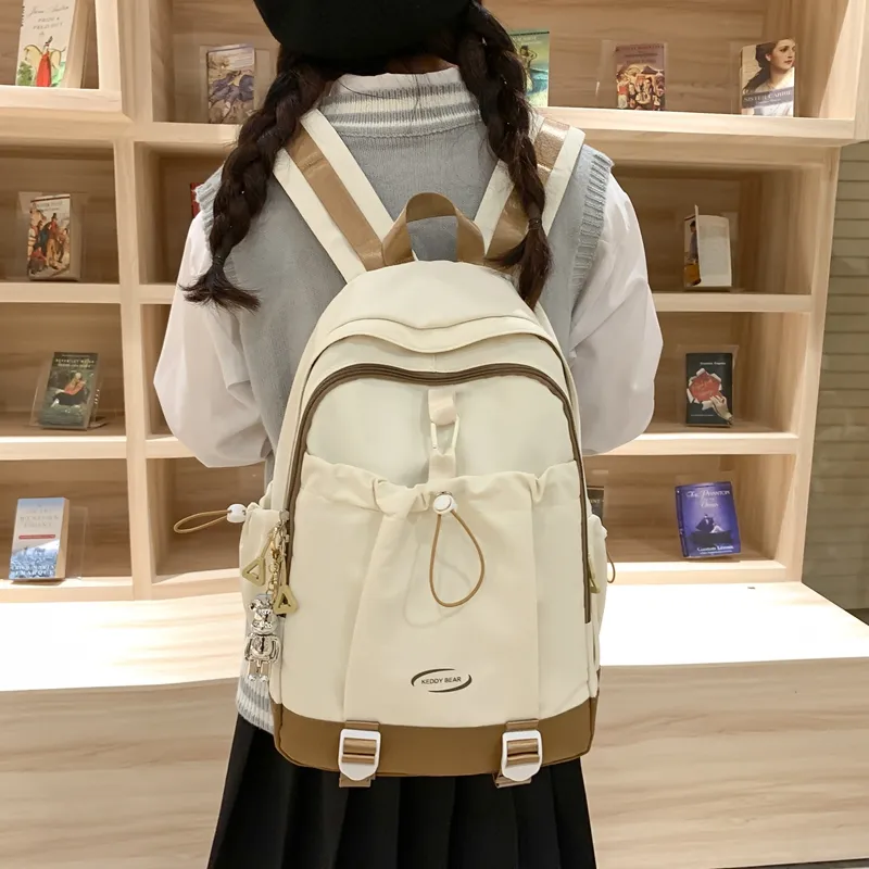 Yalu Nylon Backpack Unisex Multicolor-20