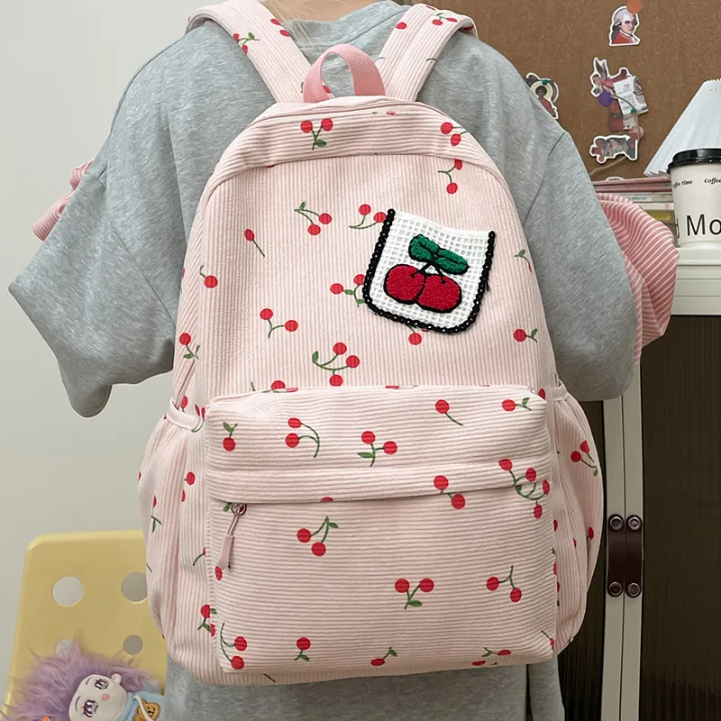 Yalu Canvas Backpack Women's Multicolor-11