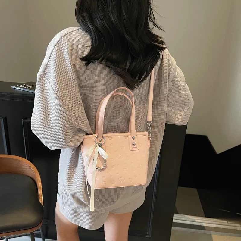 Yalu PU One Shoulder Handbag Women's Black/Pink/Blue/White-12