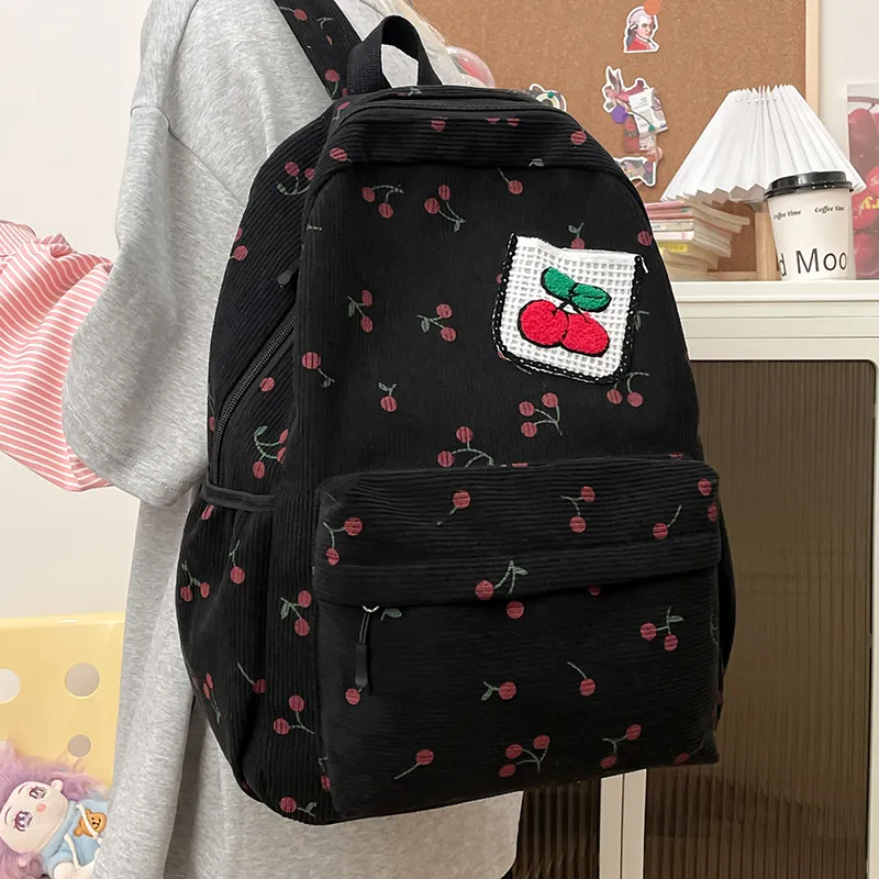 Yalu Canvas Backpack Women's Multicolor-2