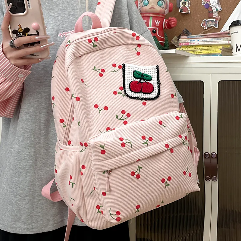 Yalu Canvas Backpack Women's Multicolor-8