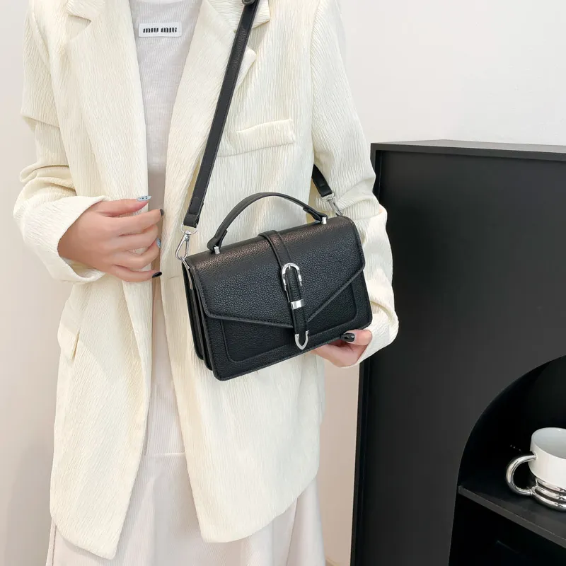Yalu PU Handbag, Shoulder Bag, Crossbody Bag Regular Women's Black/White/Brown/Red/Khaki-5