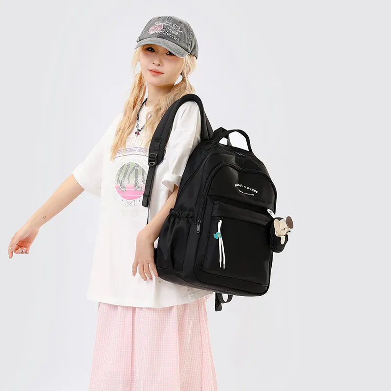 Yalu Polyester Backpack Unisex Multicolor-9