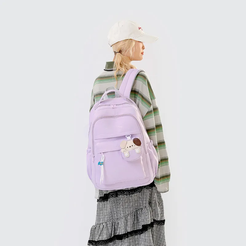 Yalu Polyester Backpack Unisex Multicolor-15