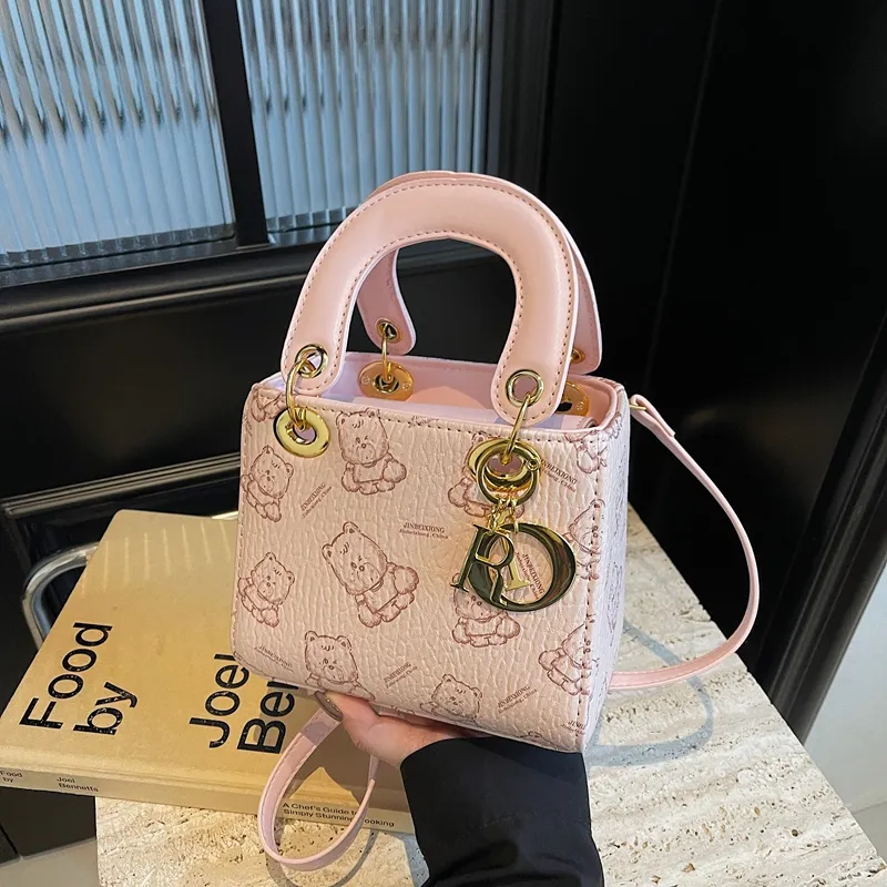 Yalu PU Handbag Regular Women's Black/Pink/Brown/Ecru-13