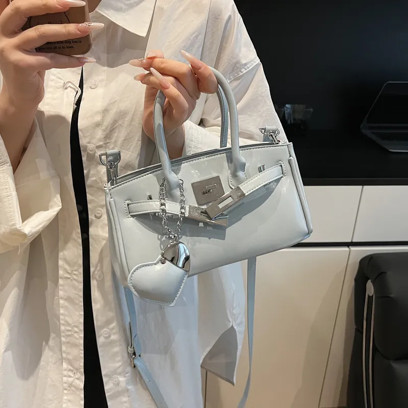 Yalu PU Handbag, Shoulder Bag, Crossbody Bag Women's White/Blue/Pink/Black-13
