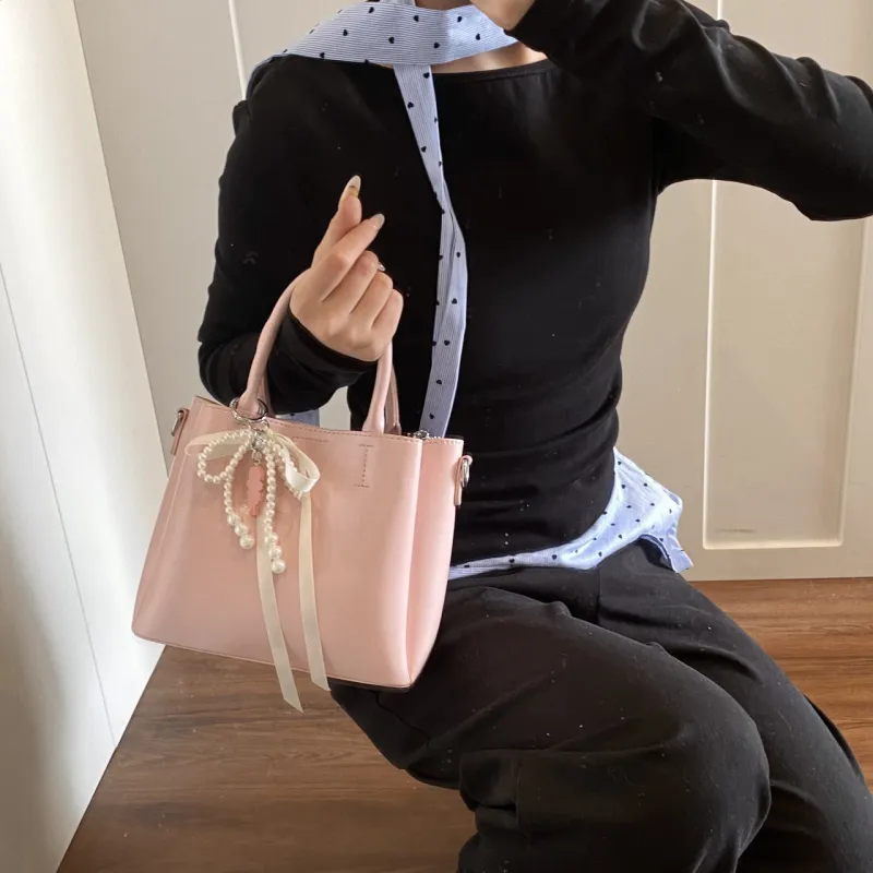 Yalu PU Shoulder Bag, Crossbody Bag, Handbag Women's Yellow/Black/Pink/Blue/White-17