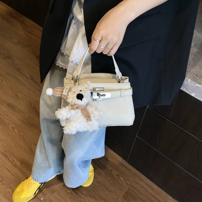 Yalu PU Handbag Regular Women's Black/Yellow/Blue/White-23