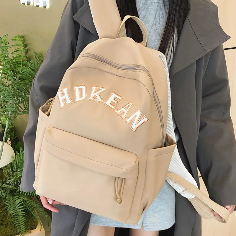 Yalu Nylon Backpack Unisex Multicolor-15