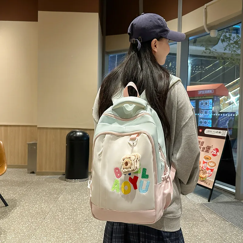Yalu Nylon Backpack Women's Multicolor-15