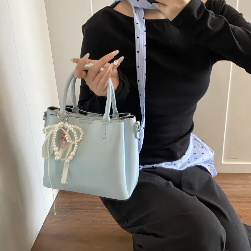 Yalu PU Shoulder Bag, Crossbody Bag, Handbag Women's Yellow/Black/Pink/Blue/White-25