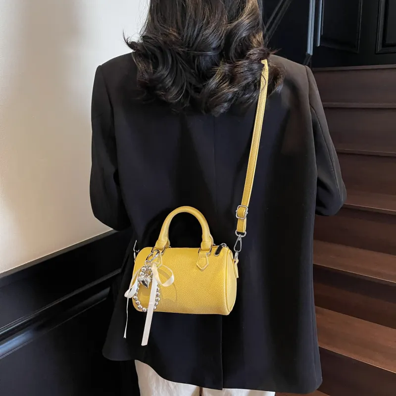 Yalu PU Cylinder Bag, One Shoulder Handbag Women's Multicolor-17