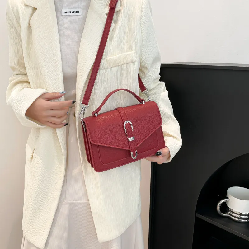 Yalu PU Handbag, Shoulder Bag, Crossbody Bag Regular Women's Black/White/Brown/Red/Khaki-27