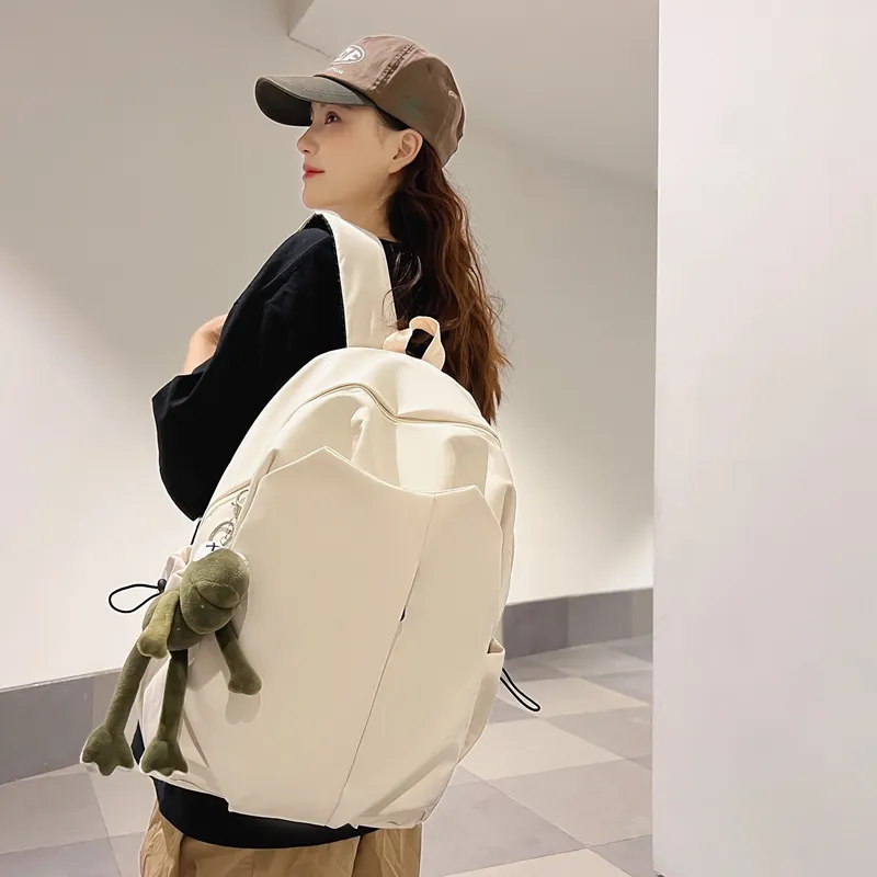 Yalu Nylon Backpack Unisex Multicolor-17
