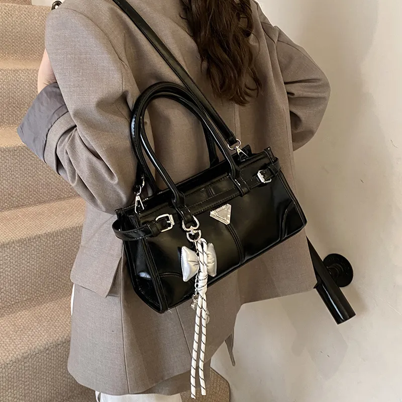 Yalu PU Crossbody Handbag Women's White/Silver/Pink/Blue/Black-33