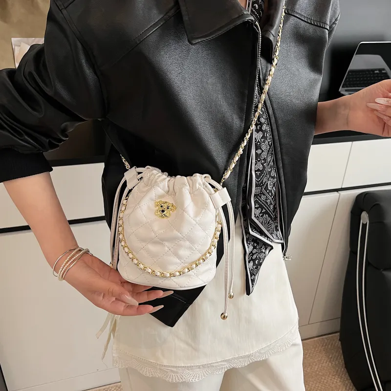 Yalu PU Shoulder Bag, Crossbody Bag, Handbag Women's White/Pink/Black-4