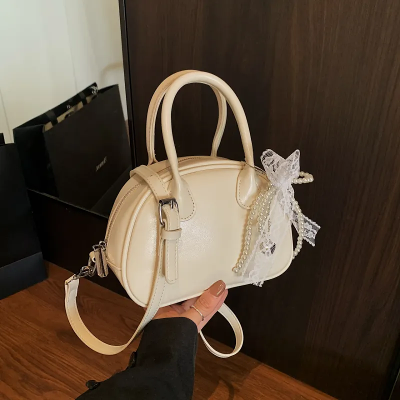 Yalu PU Shoulder Bag, Crossbody Bag, Handbag Regular Women's White/Yellow/Pink/Blue/Black-5