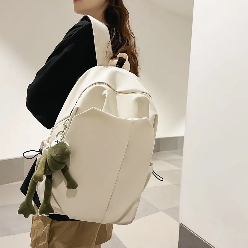 Yalu Nylon Backpack Unisex Multicolor-18