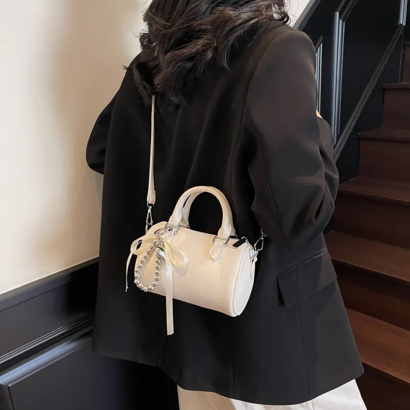 Yalu PU Cylinder Bag, One Shoulder Handbag Women's Multicolor-11