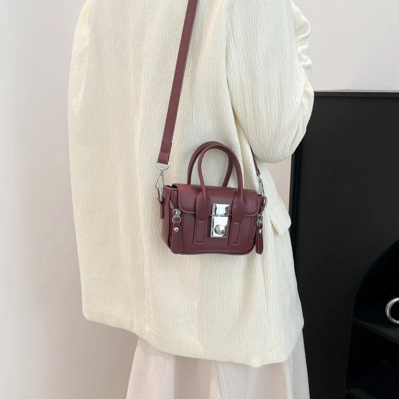 Yalu PU Handbag, Shoulder Bag, Crossbody Bag Regular Women's Black/White/Pink/Red/Brown-27