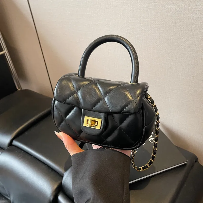 Yalu PU One Shoulder Handbag Women's Black/Blue/Ecru/Pink-3