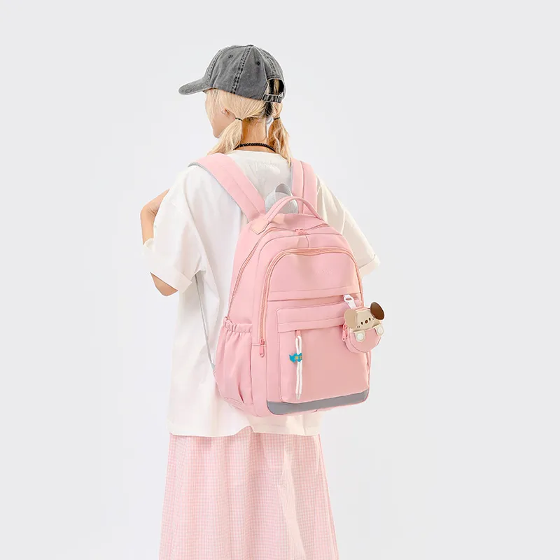 Yalu Polyester Backpack Unisex Multicolor-25